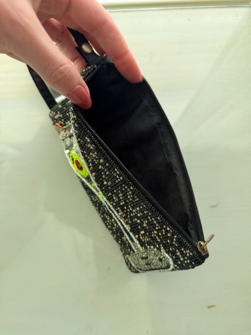 Beaded Dirty Martini Crossbody Bag | Sequin Cocktail Purse - Picture 4 of 5